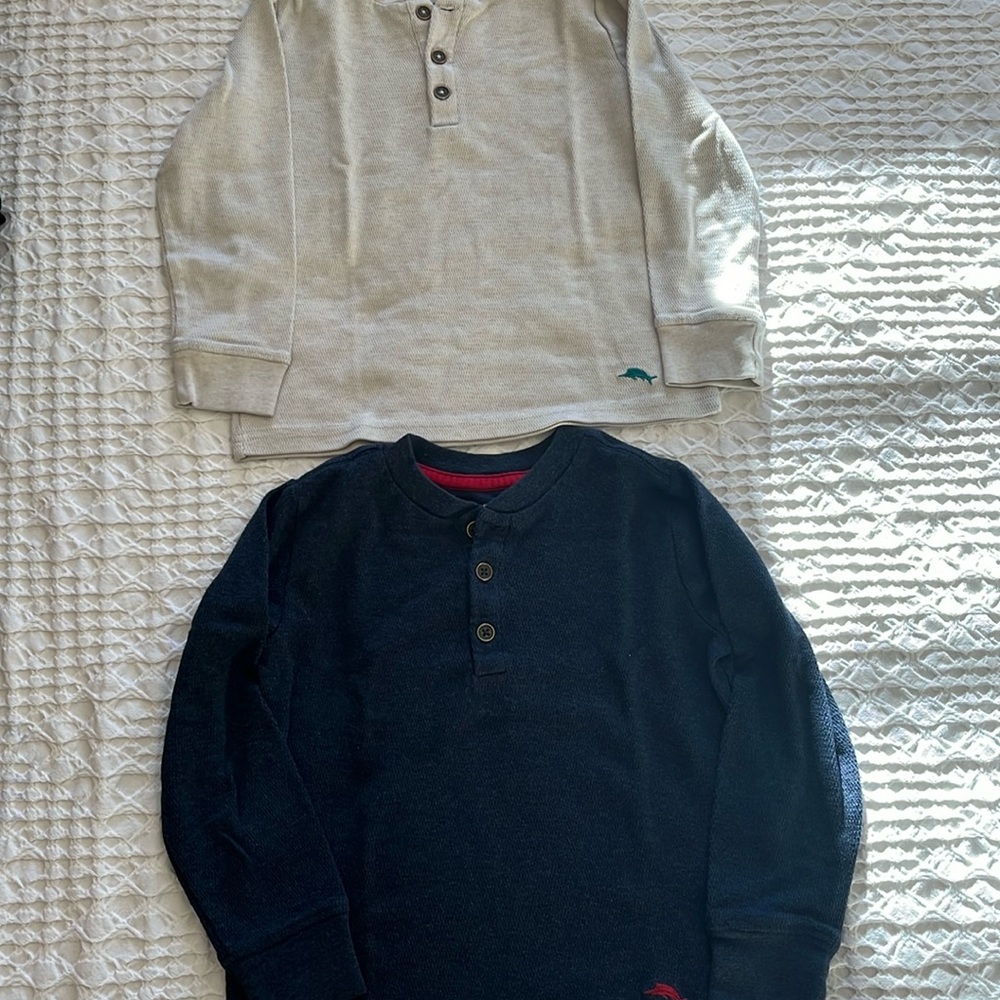 Tommy Bahama Boys Size 5-6 Long Sleeve Shirt.